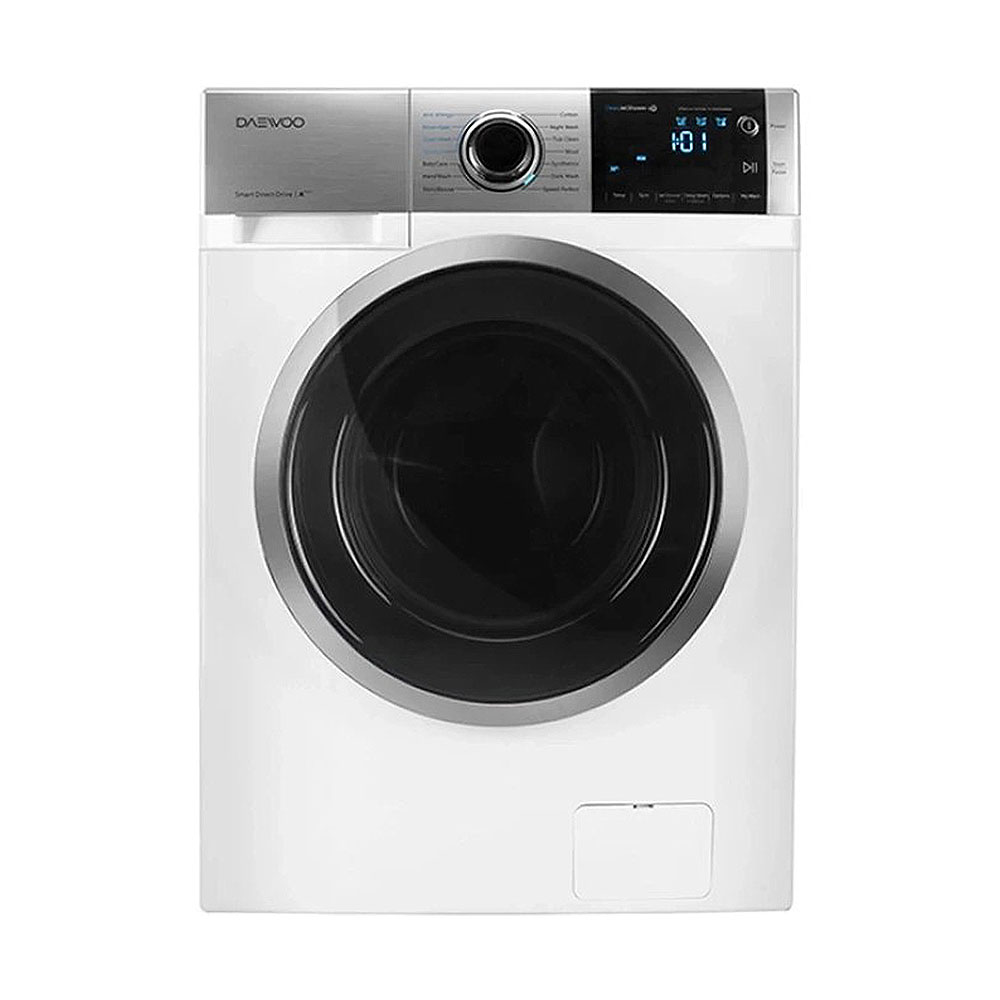لباسشویی-دوو-LM861-سفید-پنل-نقره-ای